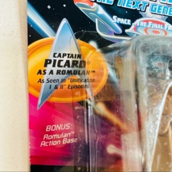 Star Trek Captain Picard Romulan Playmates 1994 Vintage Figure Collectible - Picture 4 of 6